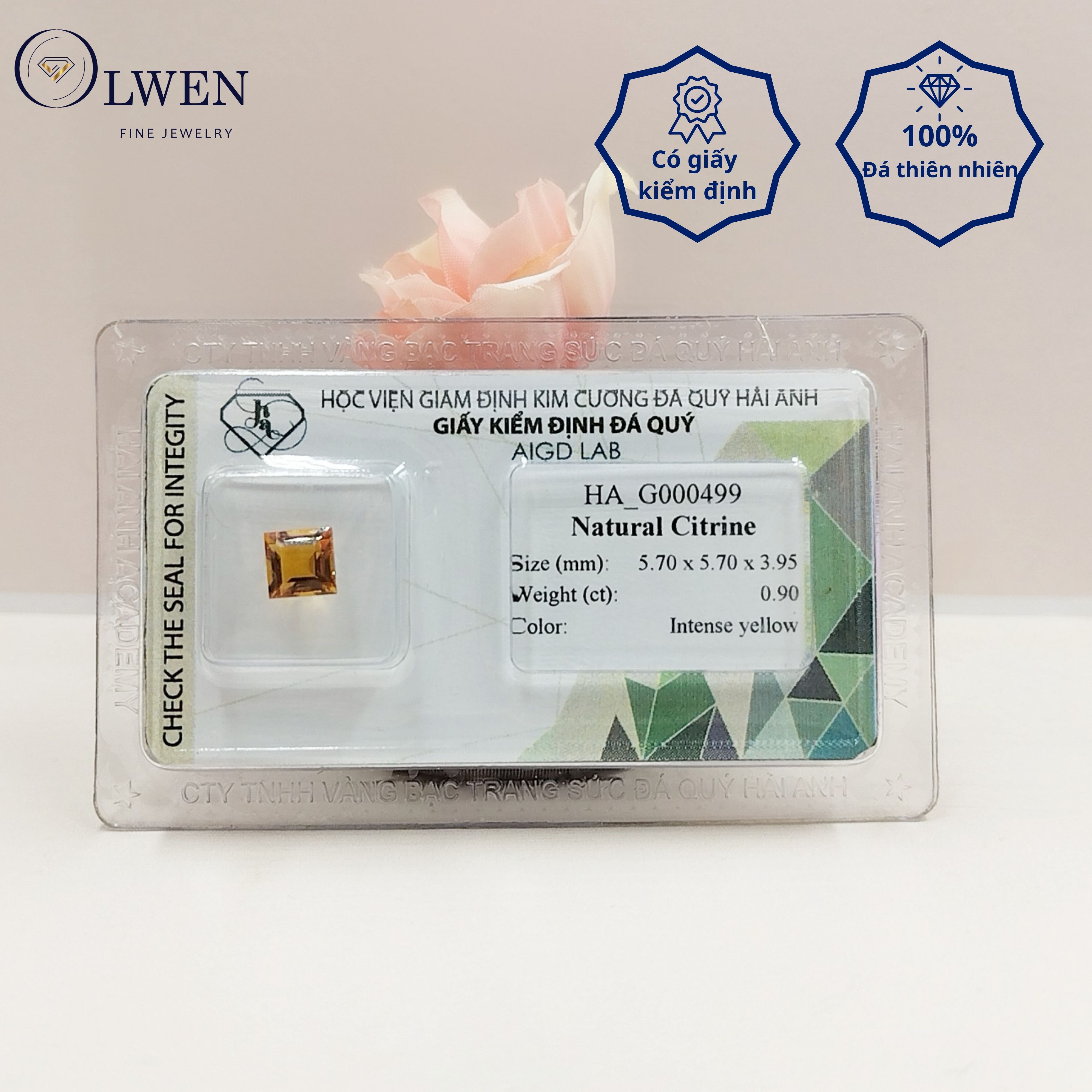 Viên đá thạch anh vàng thiên nhiên_HA-G000499