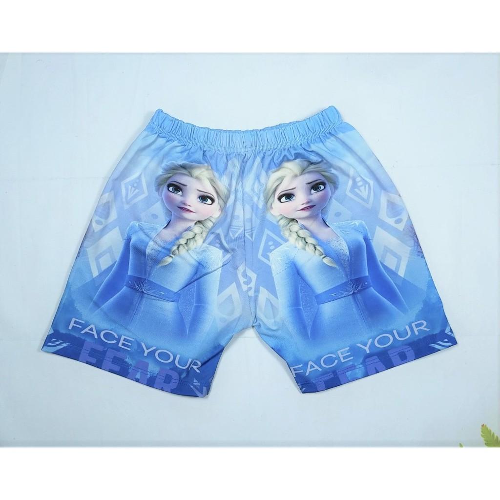 Đồ bộ bé gái hình Elsa & Anna - Đồ bộ mặt nhà từ 9-47kg - Vải thun lạnh - Giặt không vỡ hình - Hương Nhiên