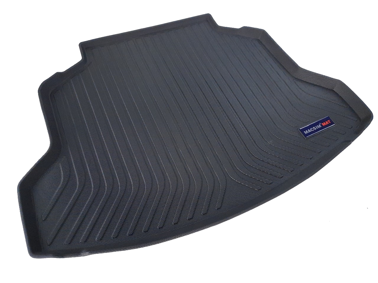 Thảm lót cốp xe ô tô Honda CRV 2012-2017 nhãn hiệu Macsim chất liệu TPV cao cấp màu be