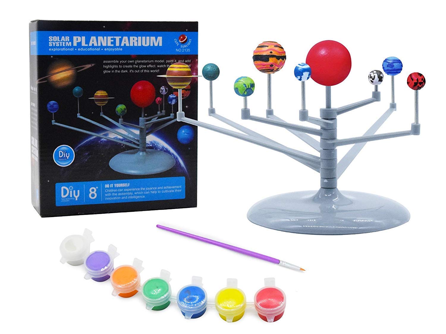 ĐỒ CHƠI STEM TƯ DUY CHO BÉ BỘ LẮP RÁP HỆ MẶT TRỜI SOLAR SYSTEM PLANETARIUM MODEL DIY KIT