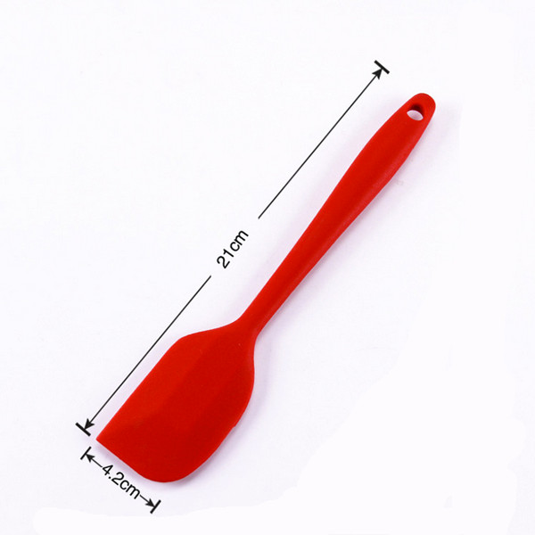 Cây vét bột spatula silicon đúc 21cm (phới silicon)