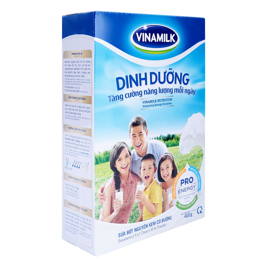 Sữa Bột Nguyên Kem Có Đường Vinamilk (400g)