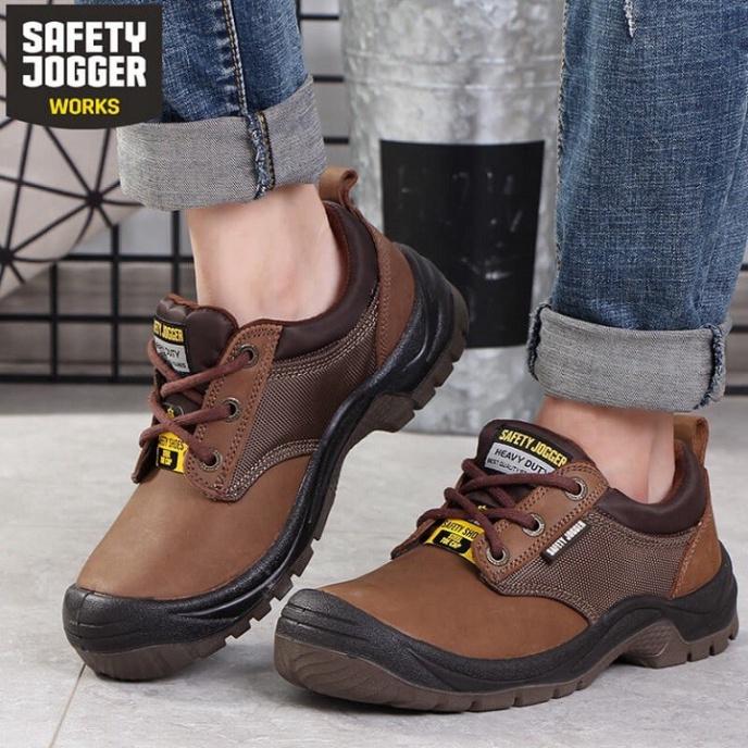 [Hàng Chính Hãng] Giày Bảo Hộ Safety Jogger Sahara Da Chất Lượng Cao, Chống Đâm Xuyên, Chống Va Đập Mạnh, Chống Trơn Trượt