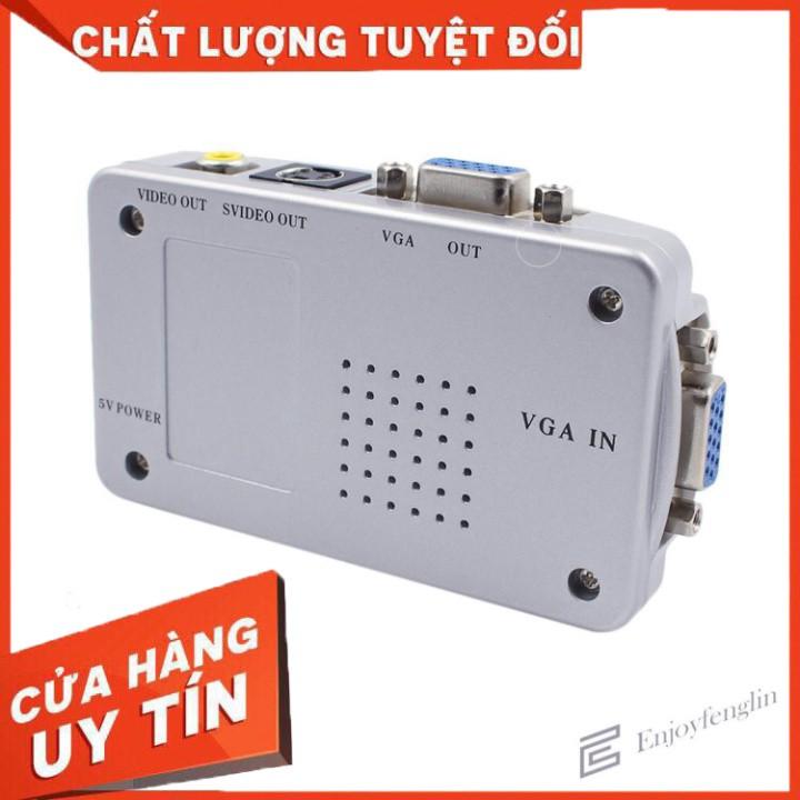 BỘ CHUYỂN VGA RA AV + SVIDEO ARIGATO Đảm Bảo Chất Lượng