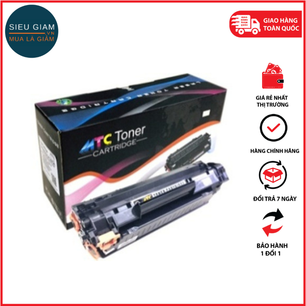 Hộp Mực Toner Cartridge Mtc-Cb435/Cb436/Ce285 Chất Lượng Cao