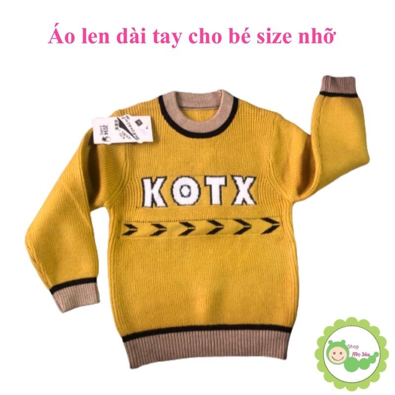 {14-20kg} Áo len dài tay bé trai/bé gái size nhỡ (loại dày ấm) -M268