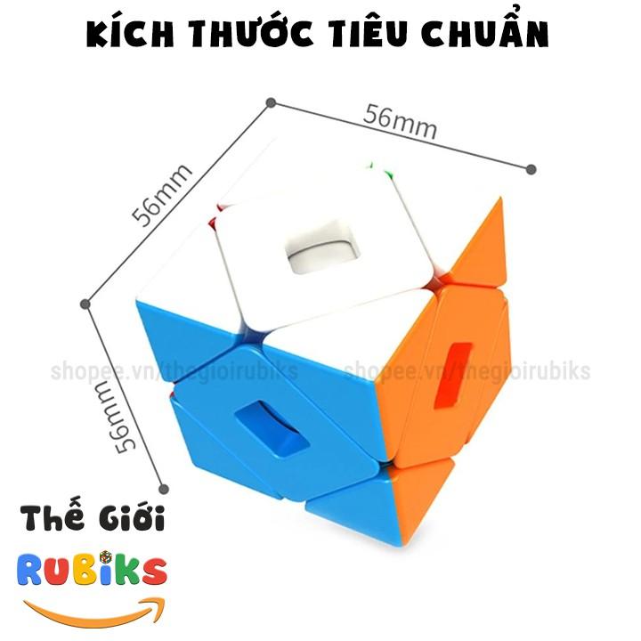 Rubik Double Skewb Stickerless MoYu MFJS MeiLong - Rubik Biến Thể Skewb