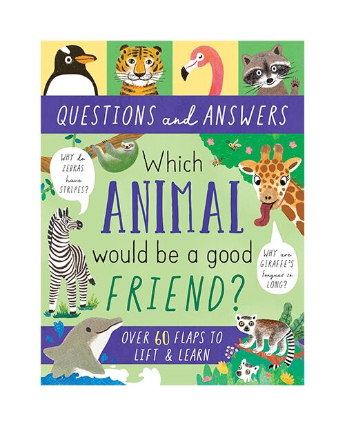 Laege Question and Answer Flap Book - Animals by  Rachel Moss
