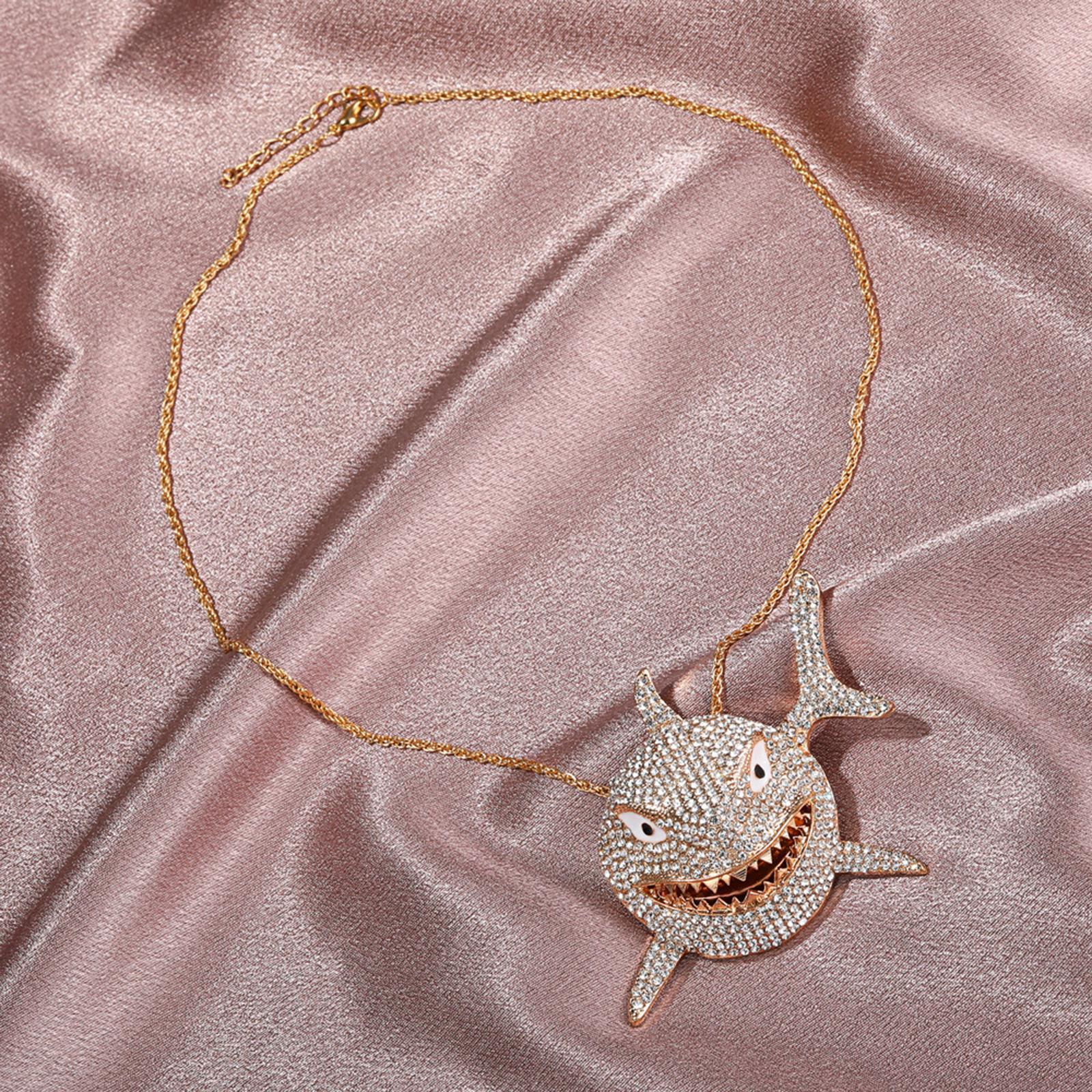 Hip Hop Large Pendant Necklace Punk Animal Fashion for Men Women