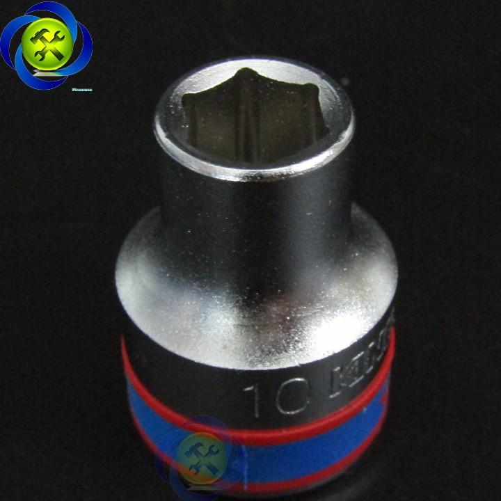 Tuýp trắng ngắn Kingtony 433510M 1 phần 2 INCH - 10MM 6 CẠNH