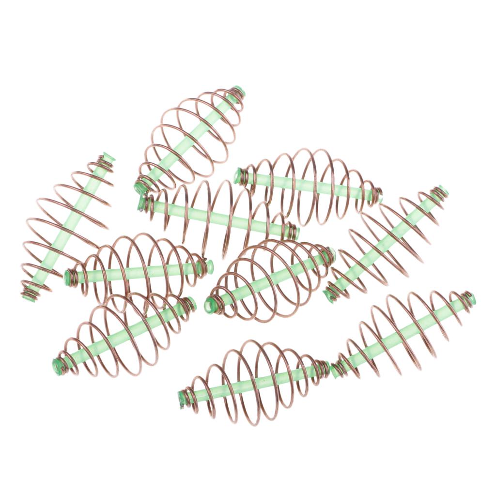 2xMetal Fishing Feeders Fishing Tackle Bait Thrower 4.5x2.2cm Coarse Bait