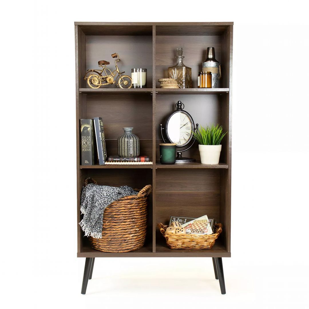 Kệ sách bằng gỗ kiểu dáng nhỏ gọn SMLIFE Birla