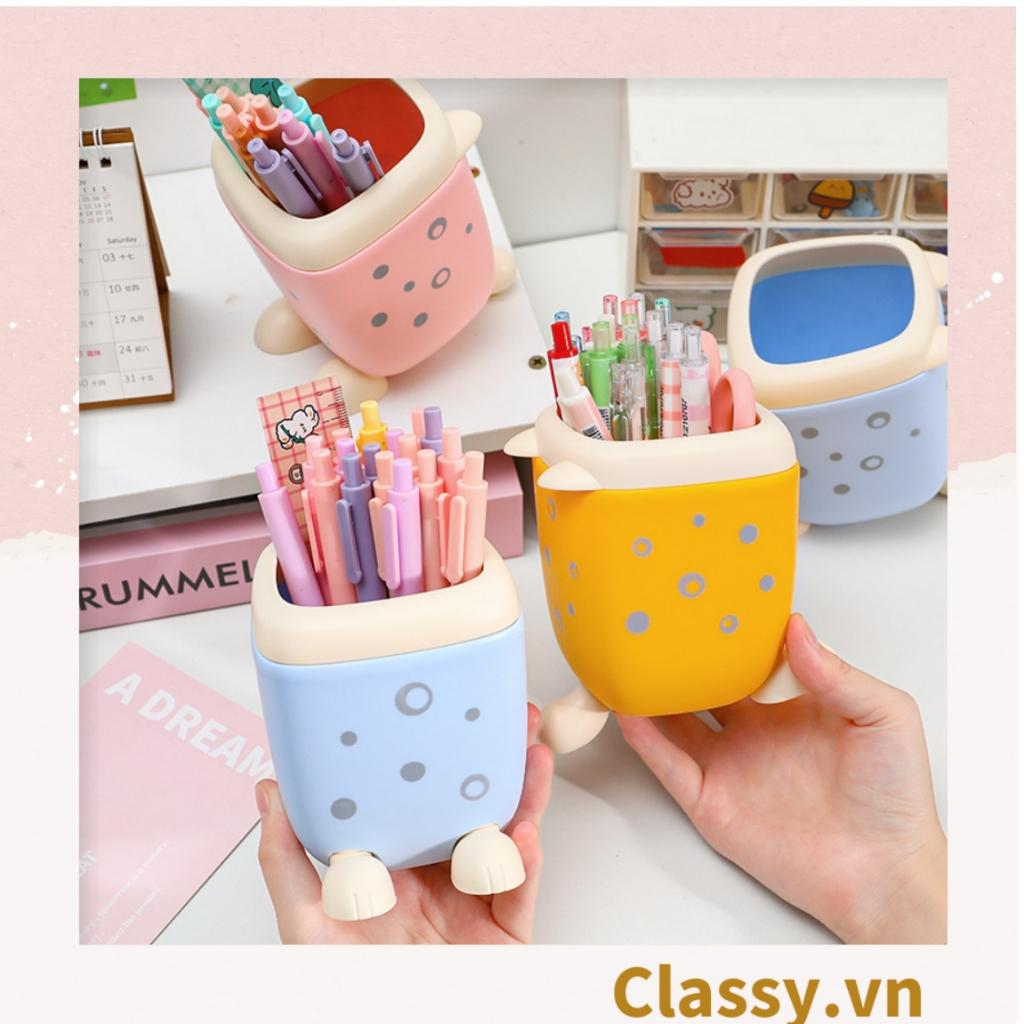 Classy Ống cắm bút để bàn màu pastel chân mèo siêu cute PK1410