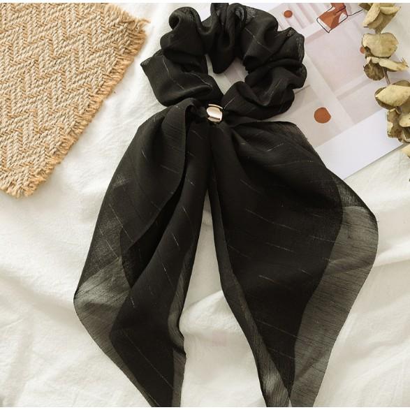 Dây buộc tóc lụa mềm vintage Scrunchies cao cấp loại 1 HD53