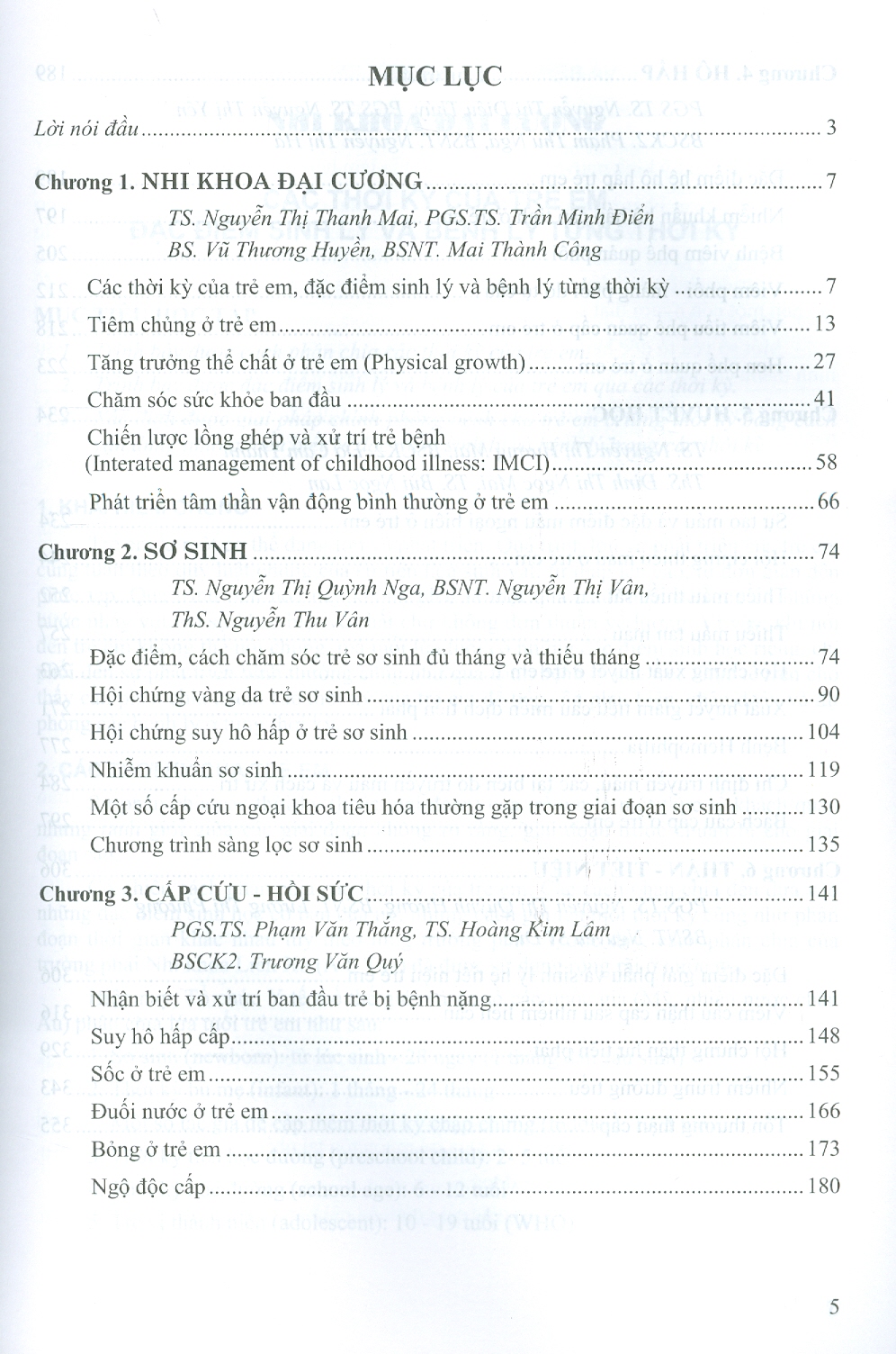 Bài Giảng Nhi Khoa, Tập 1