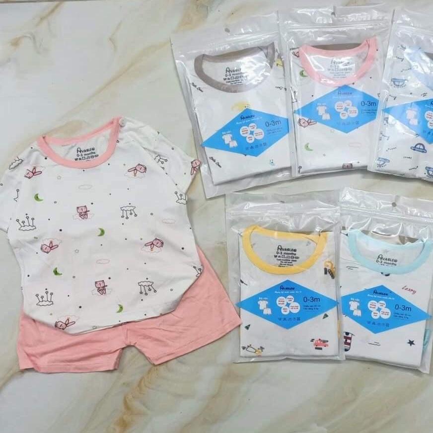 Bộ thun lạnh cộc tay cho bé, mát, giãn 4 chiều hiệu Cizi.shop