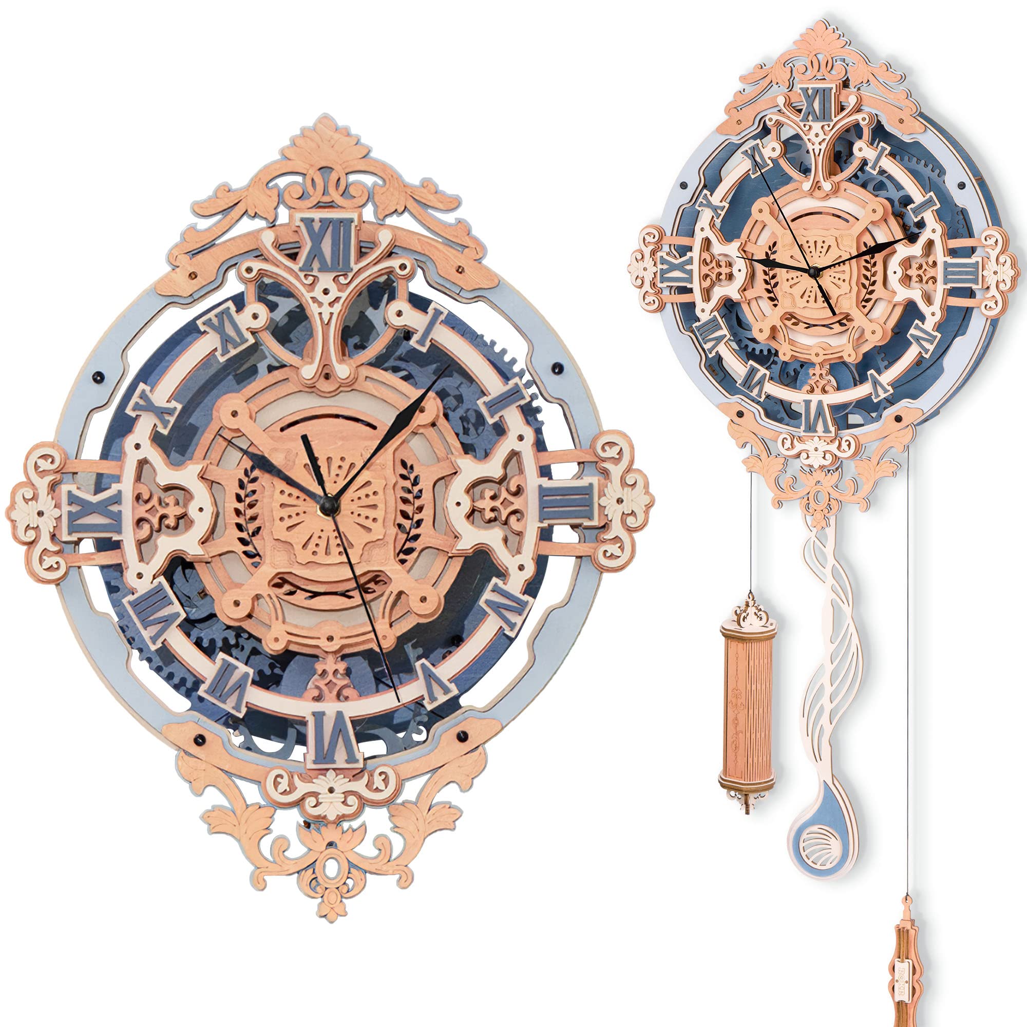 Mô hình Cơ động học Đồng hồ Quả lắc Romantic Note Wall Clock LC701 Robotime