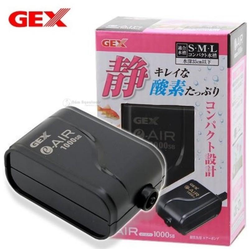 Máy Sủi Oxy 1 Vòi Gex E- Air 1000SB | Sủi Oxy Nhật Bản Siêu Êm Cho Hồ Cá Cảnh, Hồ Thuỷ Sinh
