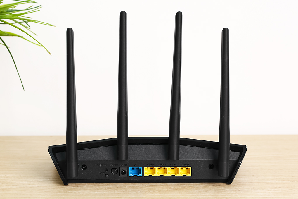 Bộ Phát Sóng Wifi Router Chuẩn Wifi 6 Băng Tần Kép Asus AX55 Đen - Hàng chính hãng