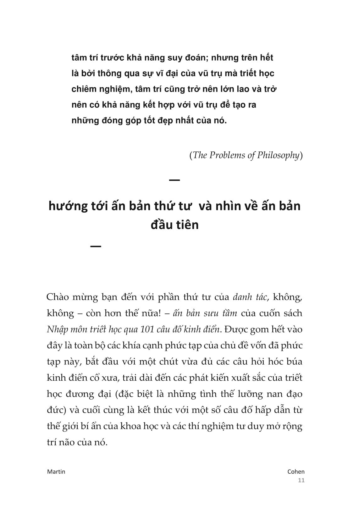 Nhập Môn Triết Học Qua 101 Câu Đố Kinh Điển