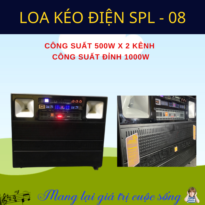 Loa kéo karaoke bluetooth điện , loa kéo công suất lớn 1000w