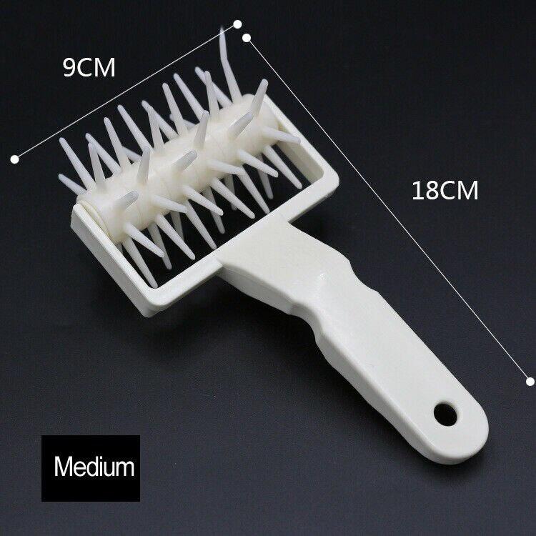 A Kitchen Dining or Bar Baking Tool Pizza Needle Roller Hole Puncher Plastic Handle Hole Puncher Tool