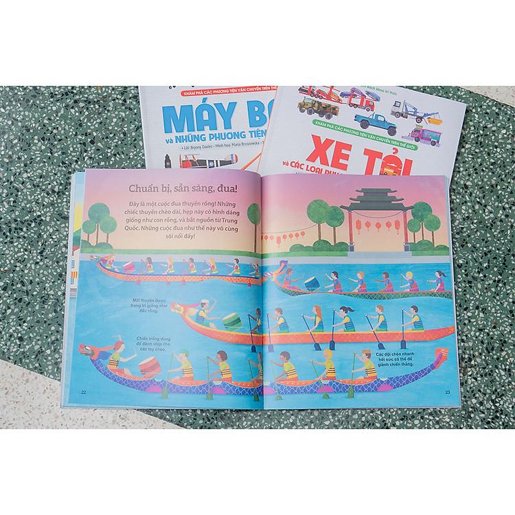Sách Khám phá các phương tiện vận chuyển trên thế giới