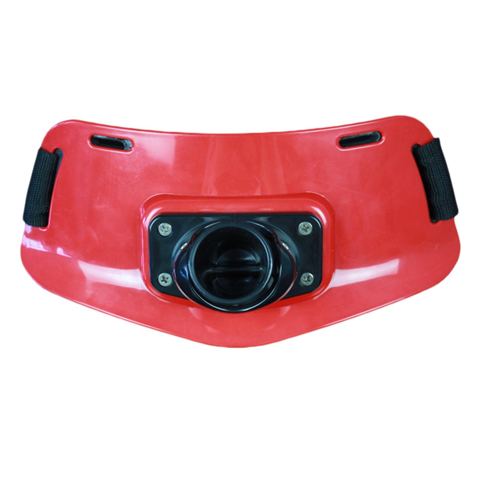 Fishing Waist Rod Holder ABS  Seawater Tackle Padded Red and Black