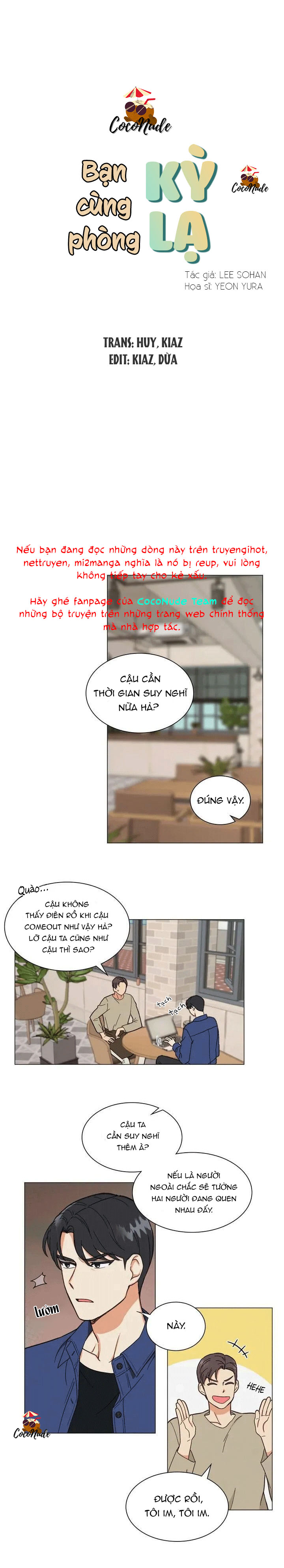 bạn cùng phòng kì lạ chapter 1 5