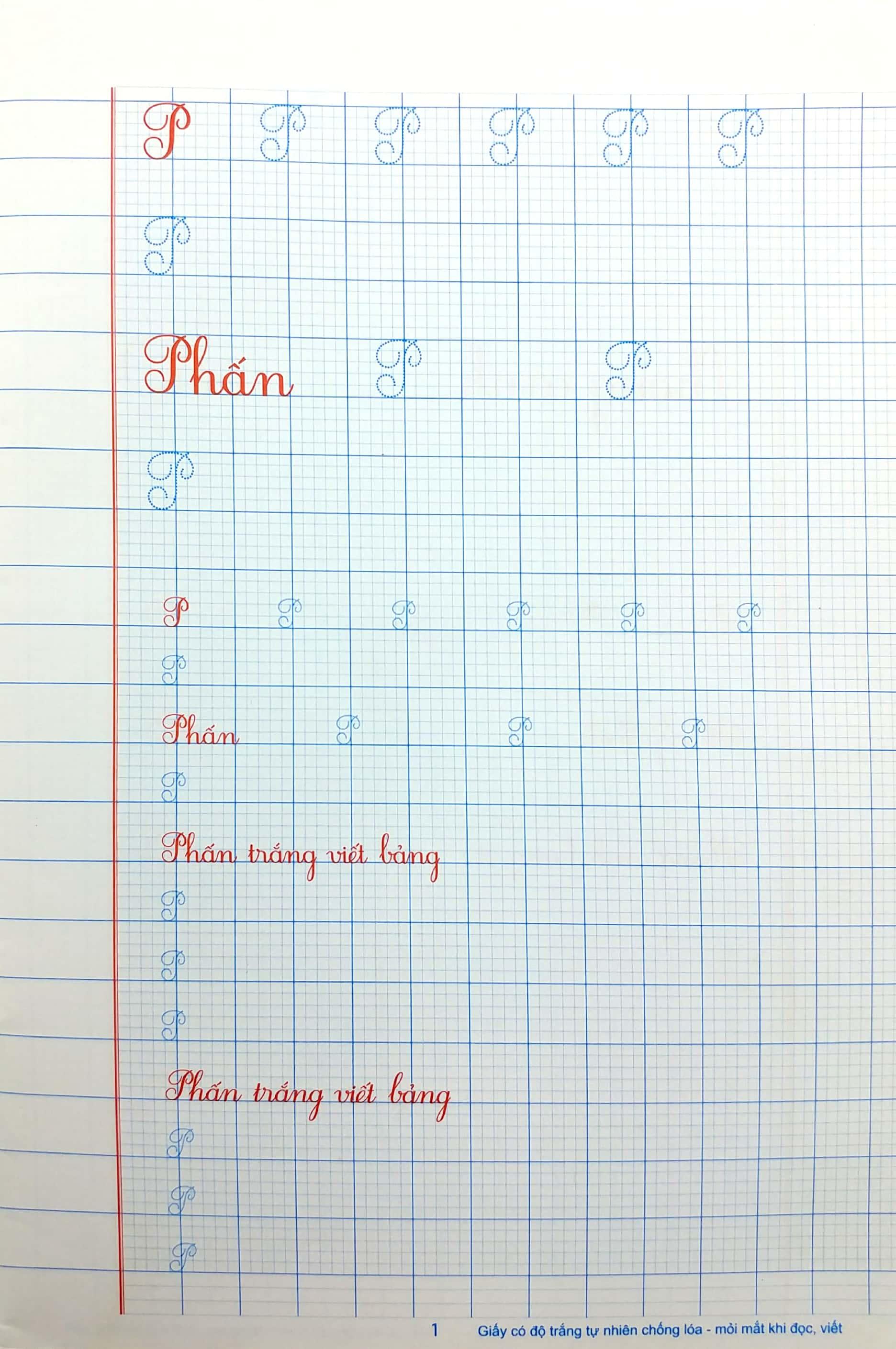 Vở Ô Li Có Mẫu Chữ 2 Quyển 2 (2017)