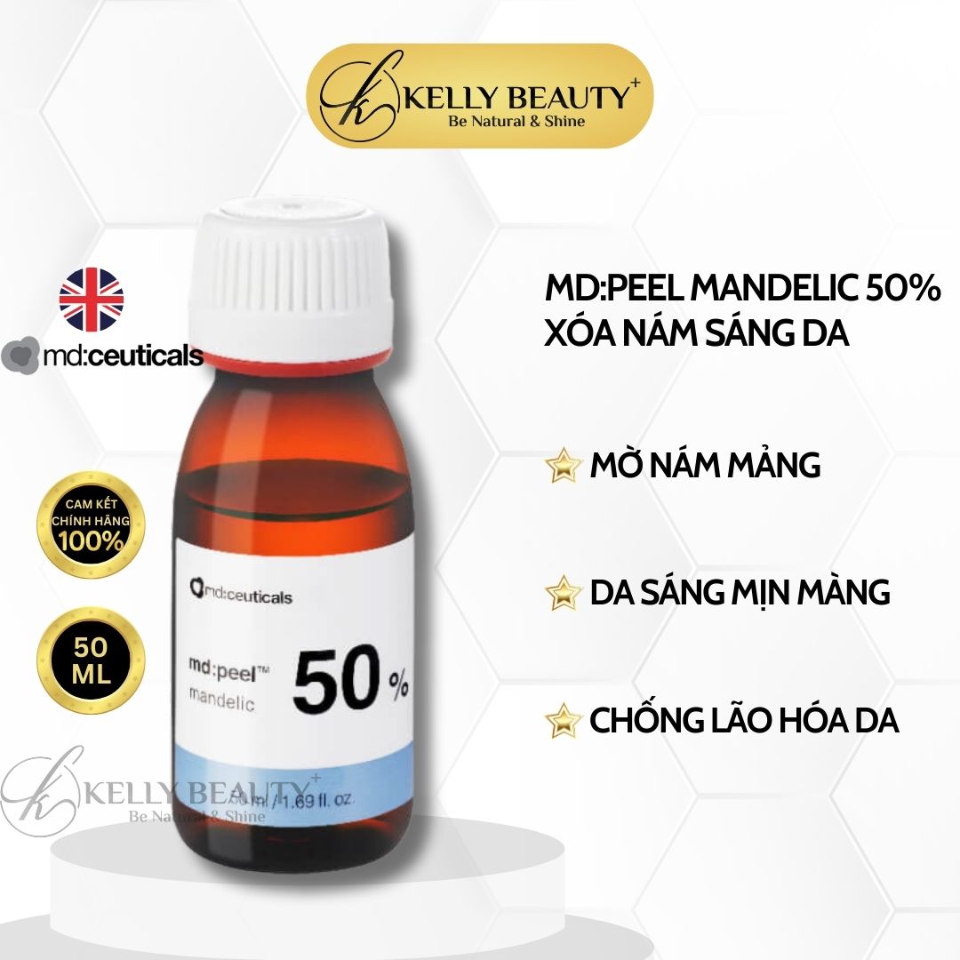 Peel Xóa Nám Sáng Da Ngừa Lão Hóa MD:PEEL Mandelic 50% - MD:Ceuticals | Kelly Beauty