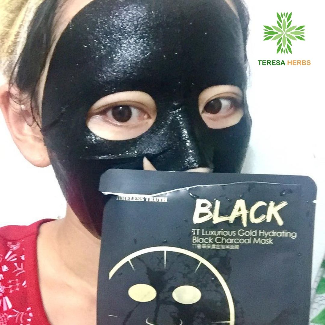 Mặt Nạ Than Hoạt Tính GOLD FLACKES TIMELESS TRUTH MASK Dưỡng Ẩm, Giúp Da Mềm Mại | Mặt Nạ Dưỡng Sáng Da ( Hộp 5 miếng)