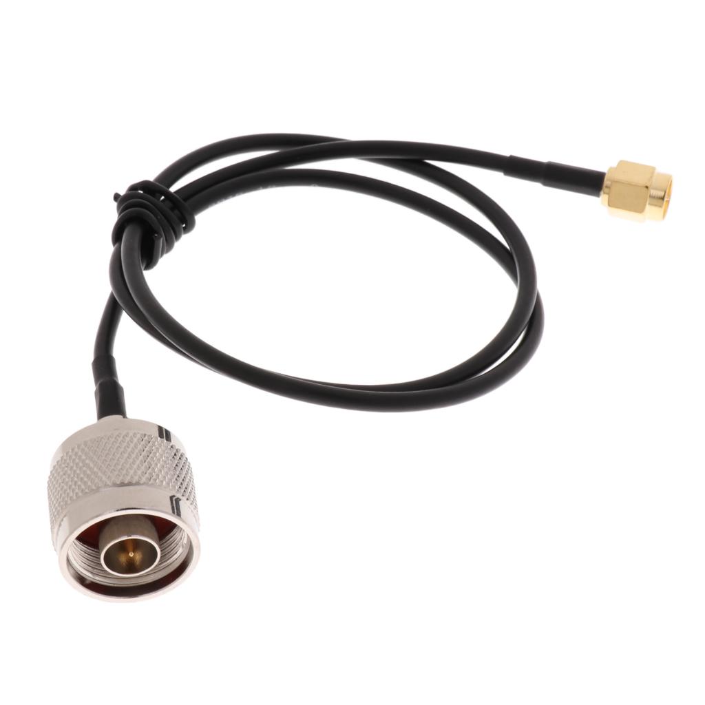 RF Coaxial Cable N Type female to SMA Male Connector RG58 Coax Cable 40cm