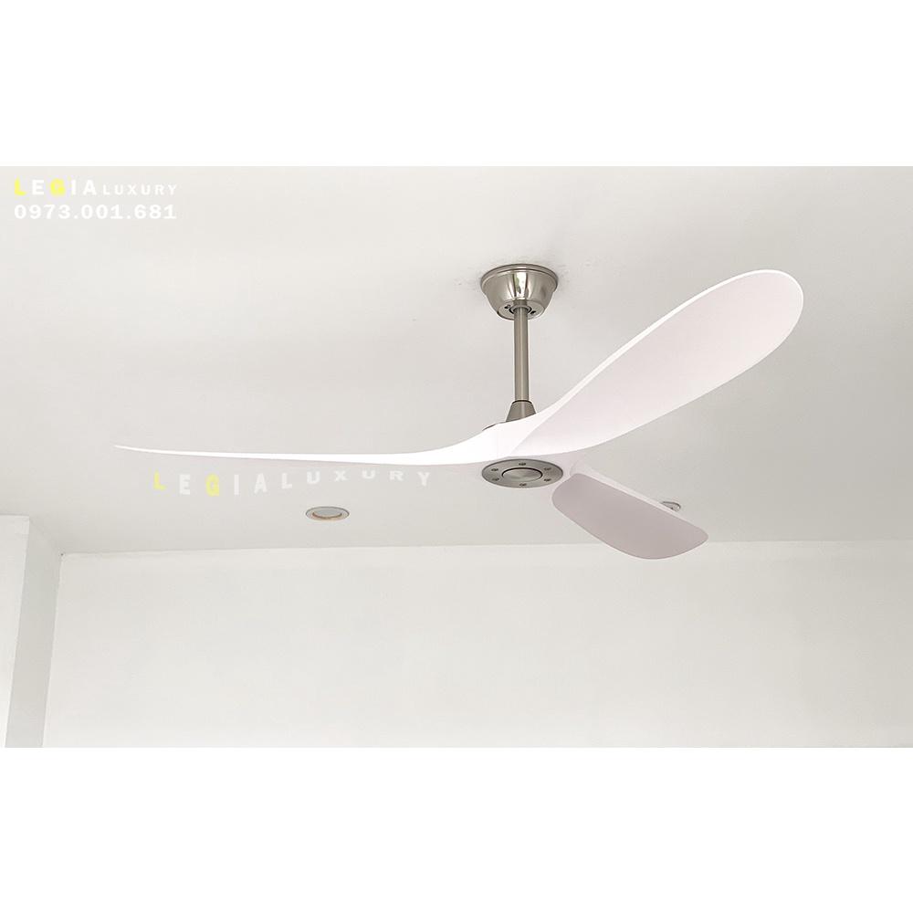 Quạt Trần Hiện Đại Gió Mạnh Lê Gia LGFAN713T - Chiều Cao 25cm - Sải Cánh 155cm - Bảo Hành 5 Năm