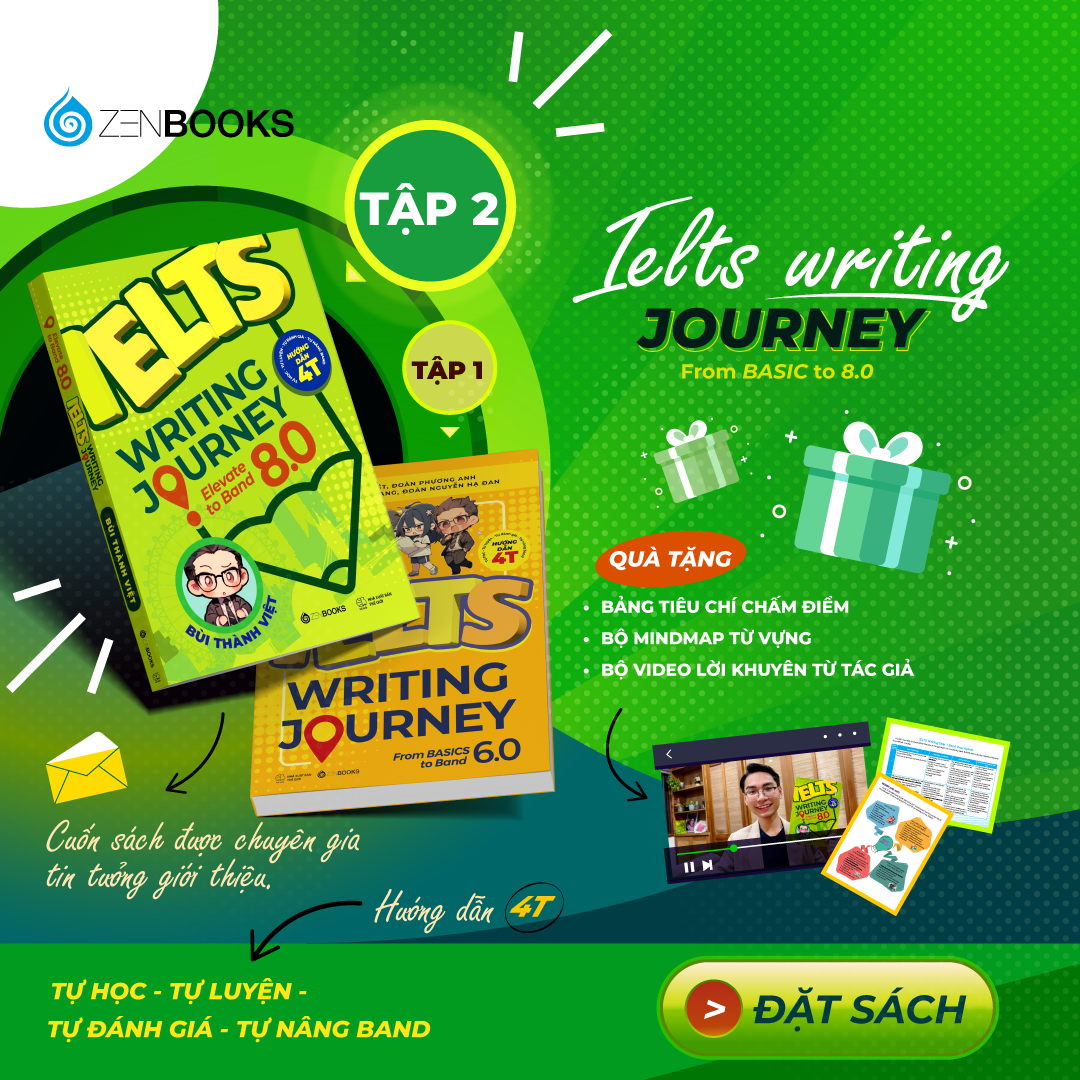 Sách - Ielts Writing Journey: Elevate To Band 8.0