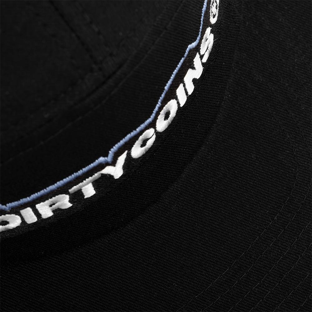 DirtyCoins Nón 5 Panels Cap - Black