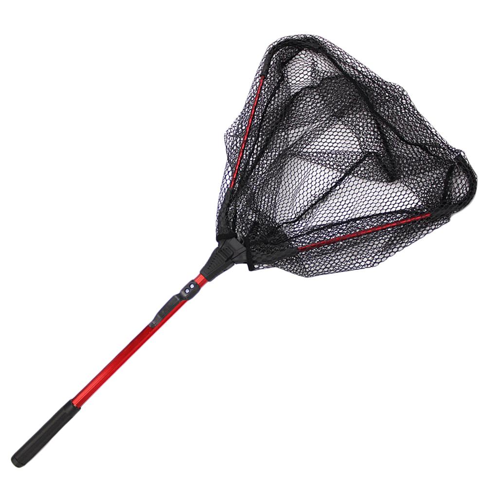 80cm Aluminium Alloy Fishing Landing Net Folding and Release Net Trout Net