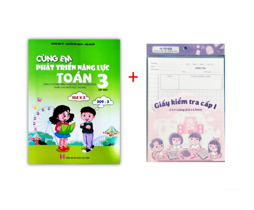 Sách - Cùng em phát triển năng lực Toán 3 - tập 1 theo chương trình giáo dục phổ thông 2018