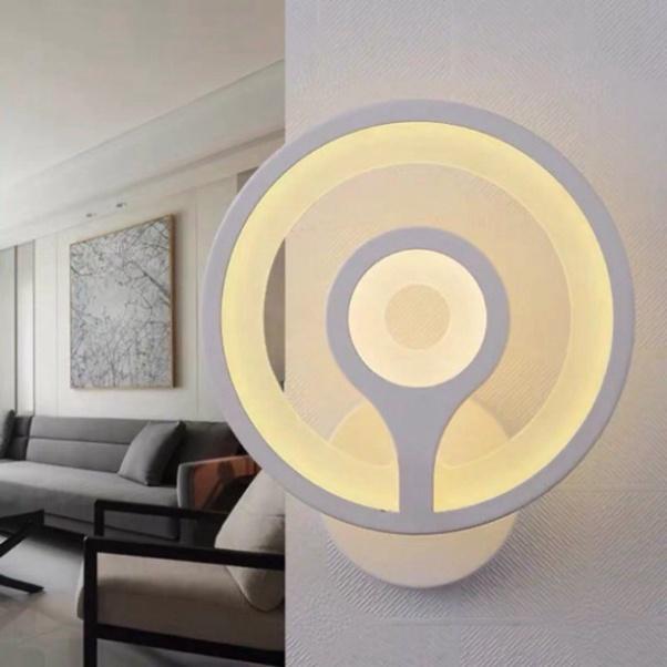Đèn tường led tròn, đèn gắn tường, đèn trang trí, đèn phòng ngủ, đèn led, đèn decor DT DDT