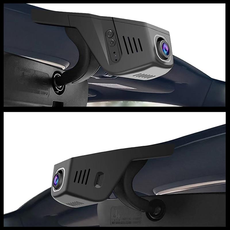 Universal Car DVR Dash Cam 4K Chế độ xem phía sau Auto Dashcam cho máy ảnh xe hơi 2160p Video Reverson DVR WiFi 24H Giám sát đỗ xe Tên màu: 1080p Lens đơn