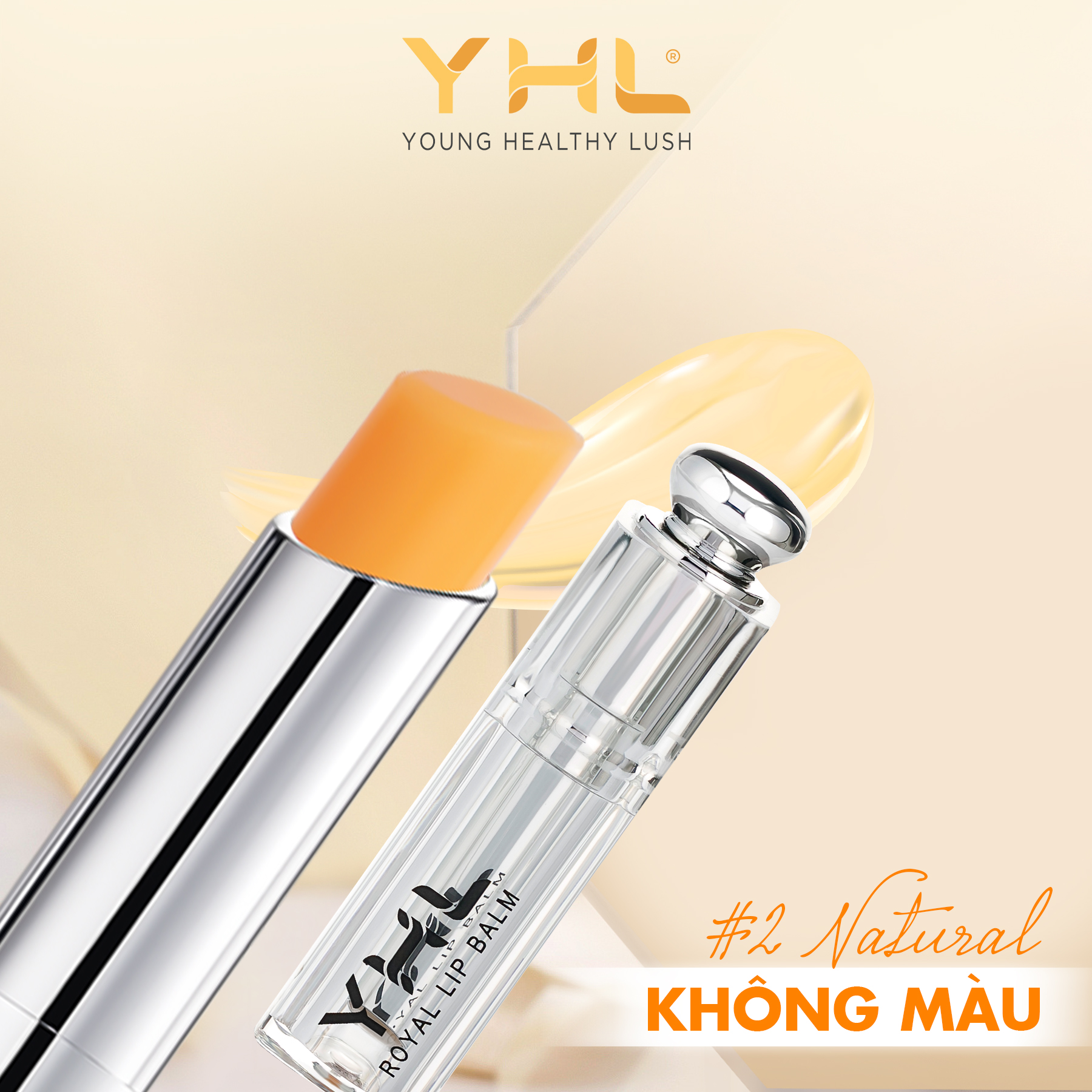 Son Dưỡng Môi Royal YHL - 02 Màu Tự Nhiên