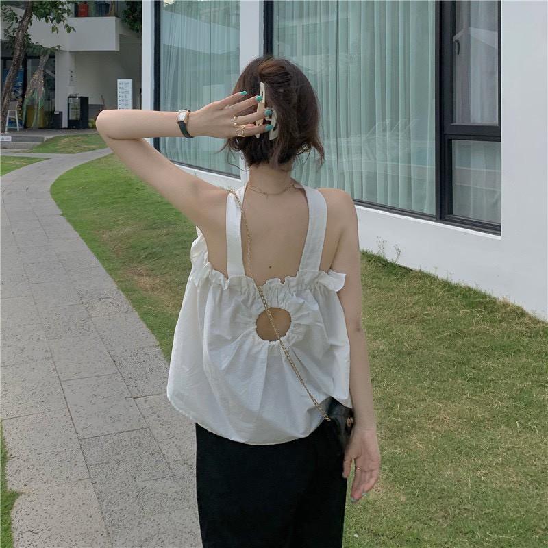 Áo đi biển, áo trễ vai, áo tiểu thư_A6