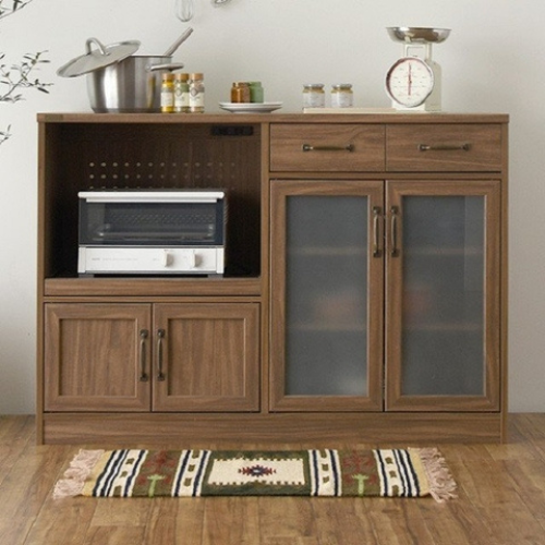 Tủ bếp Luffly Japan 8211 - Màu walnut