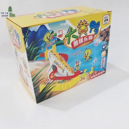 Đồ chơi vịt vàng leo thang, cầu trượt mini với những chú vịt vàng đáng yêu cho bé vui chơi thỏa thích