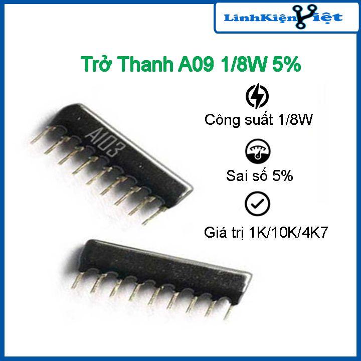 Điện trở thanh A09 1/8W 5%