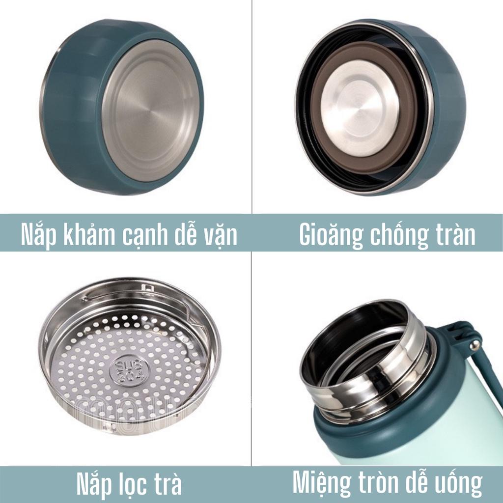 Bình giữ nhiệt cao cấp dung tích lớn 1000ml - 1500ml thời trang DILLER