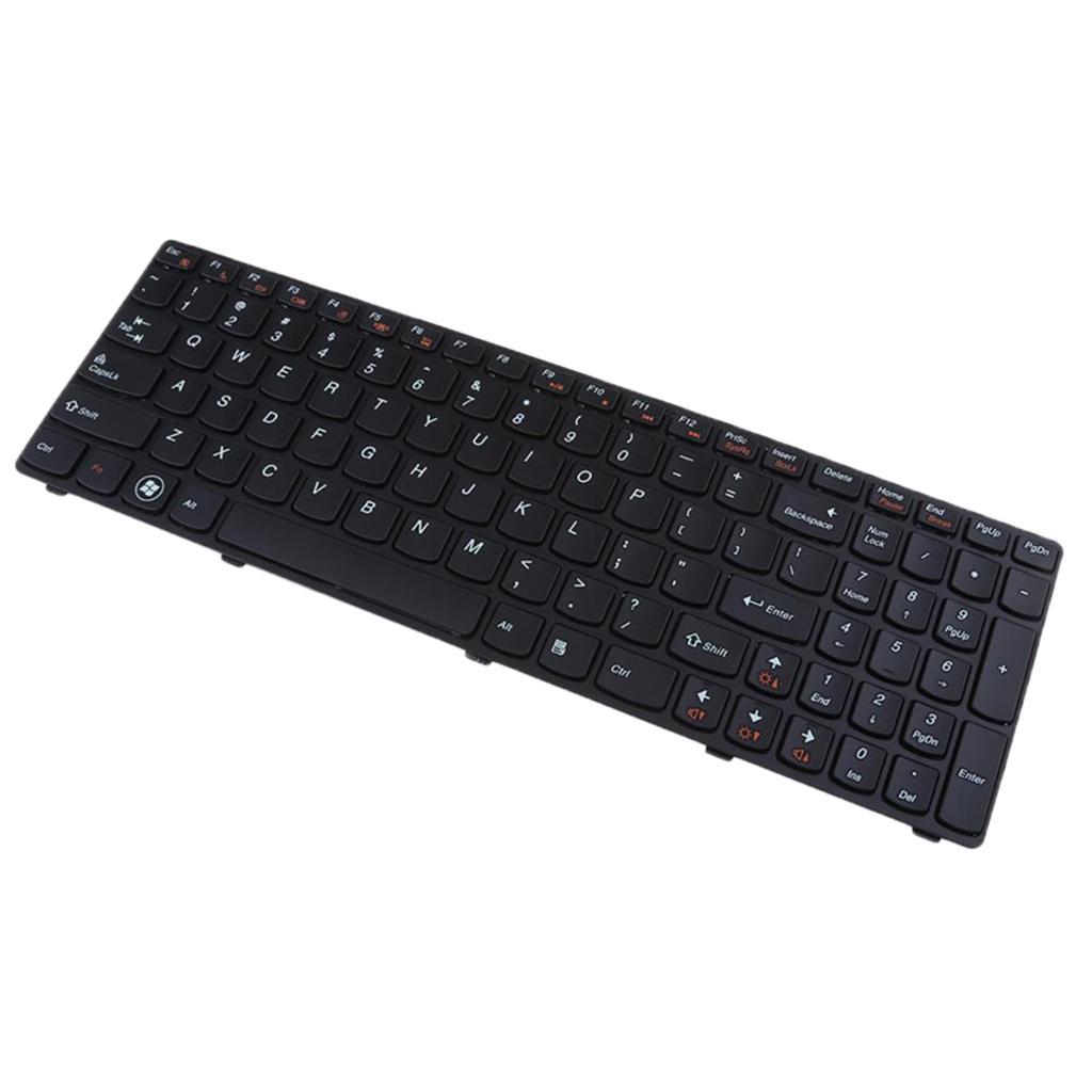 For  Z570 V570 B570 Laptop Standard US English Layout Keyboard Black
