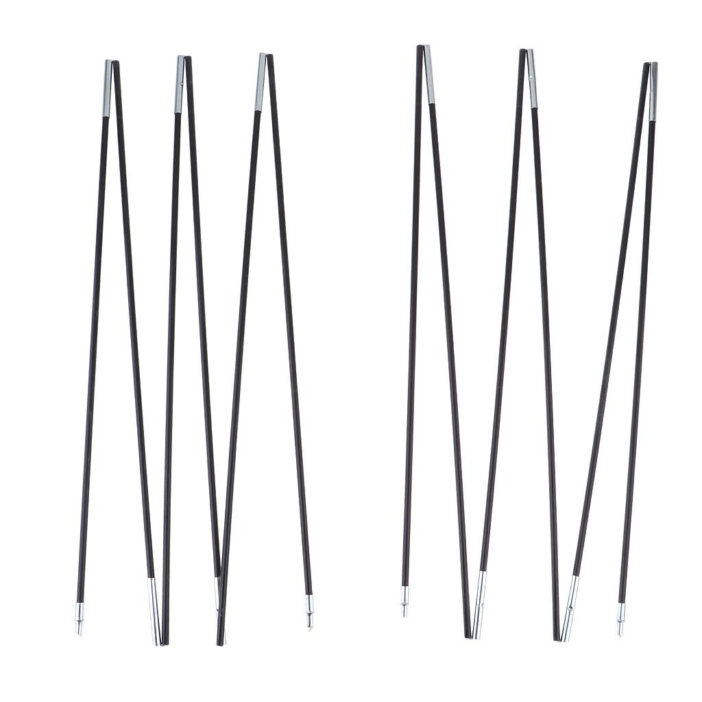 2x2Pcs Tent Poles Support Replacement Accessory for Camping Hiking