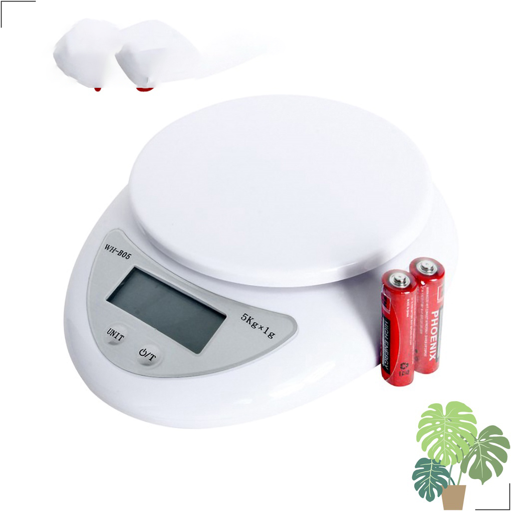 Cân làm bánh mini 5kg , Cân tiểu ly điện tử nhà bếp - Độ chính xác cao