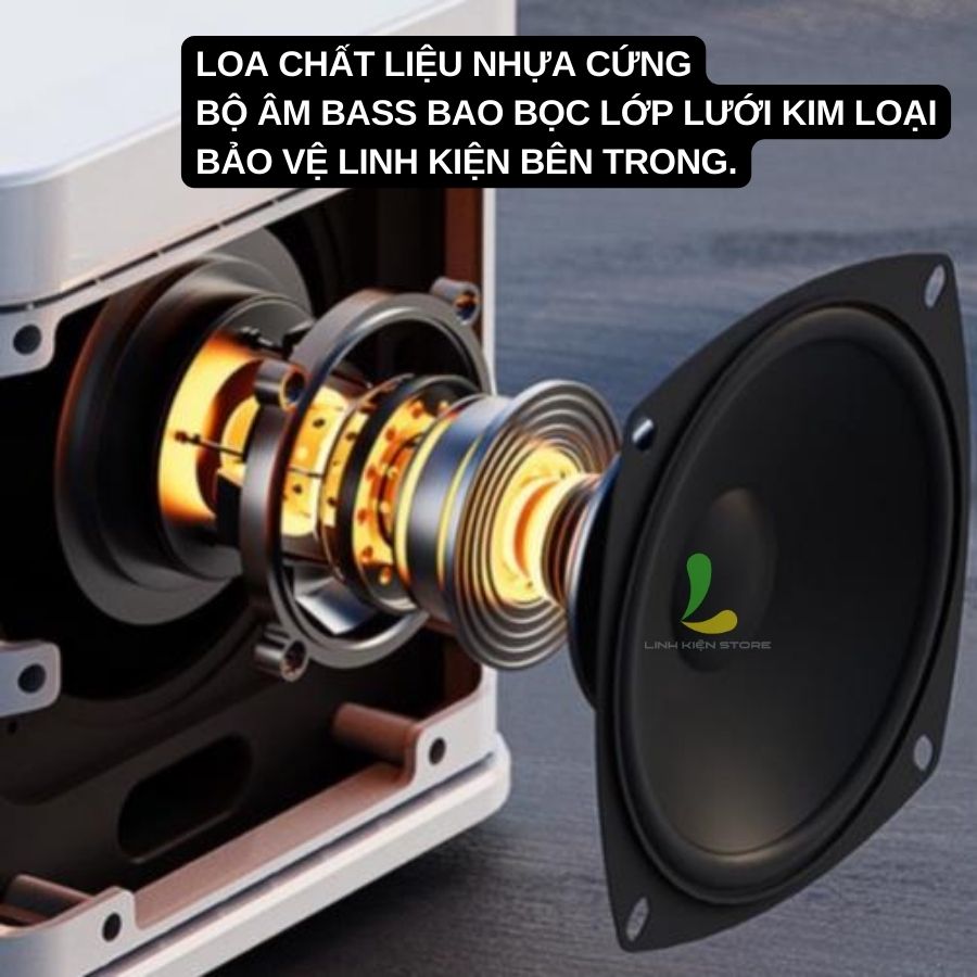 Loa Bluetooth Karaoke Su-Yosd YS203 - Loa xách tay mini YS-203 chất liệu nhựa cao cấp, công suất 35W kèm 2 micro không dây - Hàng nhập khẩu